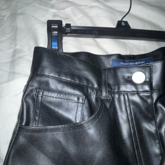 FAUX LEATHER BLACK PANTS - Picture 5 of 6